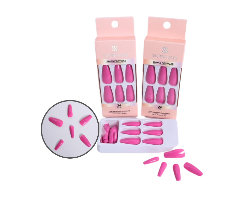 UNHAS POSTICAS BAILARINA SABRINA SATO AUT...