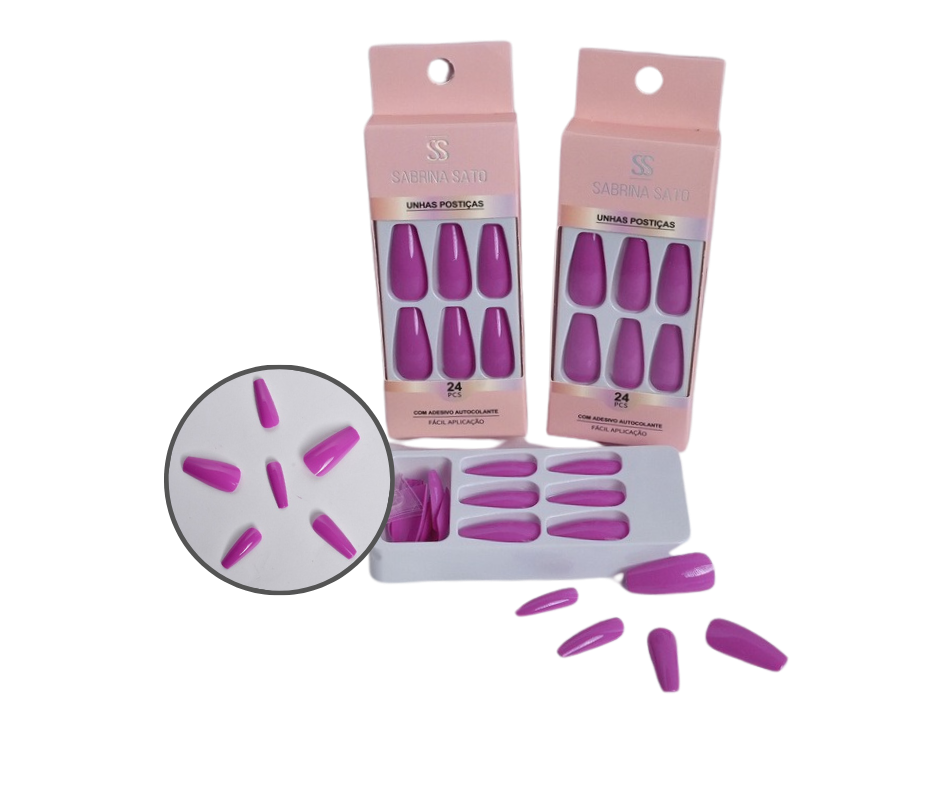 UNHAS POSTICAS BAILARINA SABRINA SATO AUT...