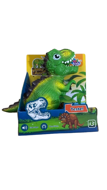 DINOSSAURO INCRIVEL PVC COM LUZ E SOM IRO...