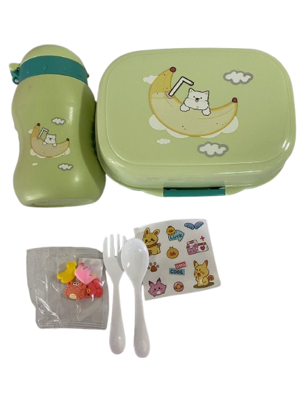 CONJUNTO MARMITA E COPO DE PLASTICO DESEN...