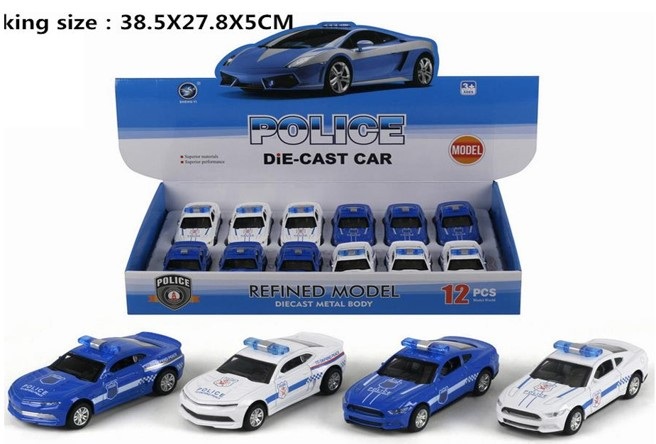 CARRO POLICE DIE-CAST CAR MS-4705 MIKI TO...