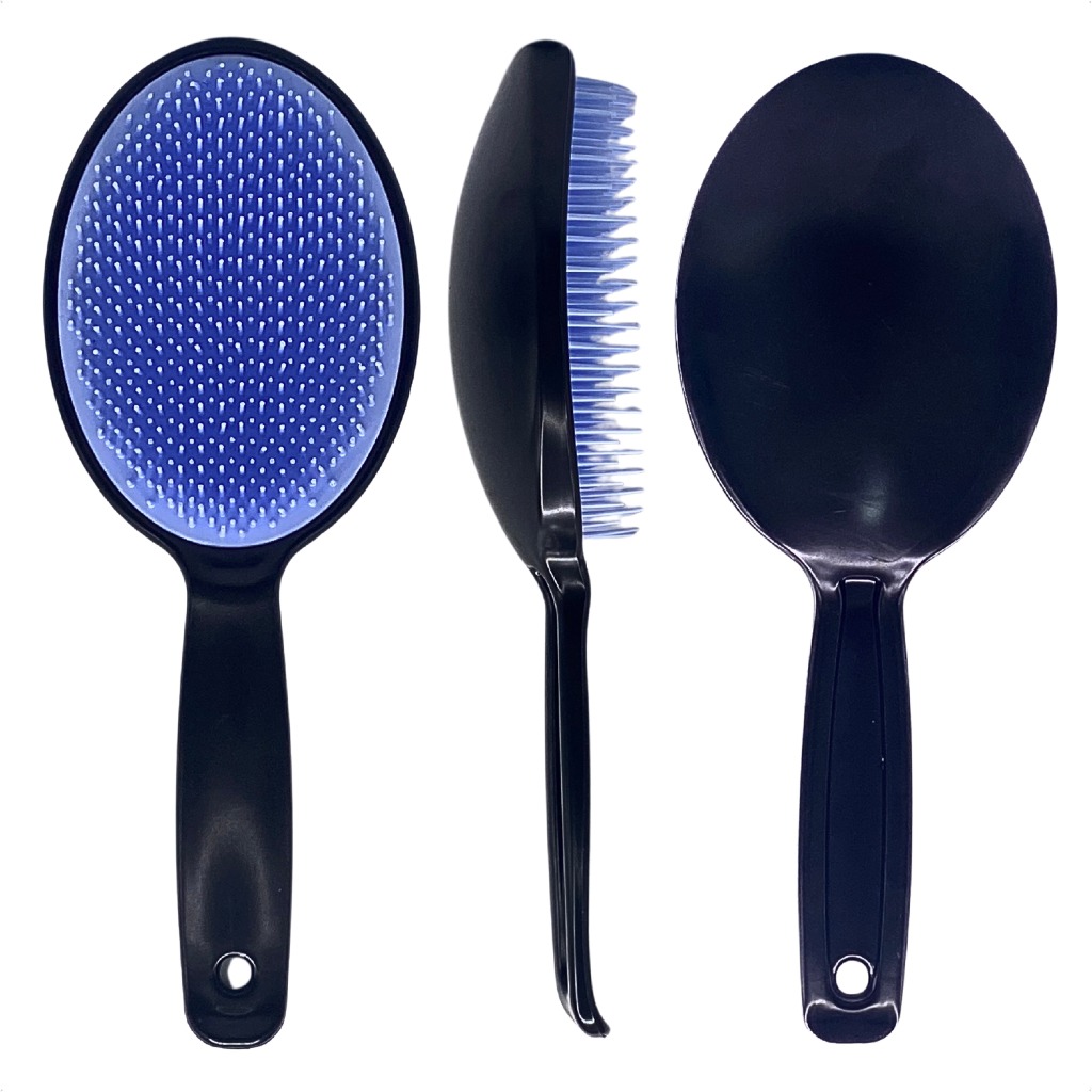 ESCOVA DE CABELO DESEMBARACANTE OVAL CURVADA