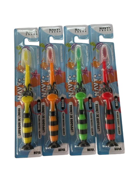ESCOVA DE DENTE INFANTIL MACIA NAVY FRESH...