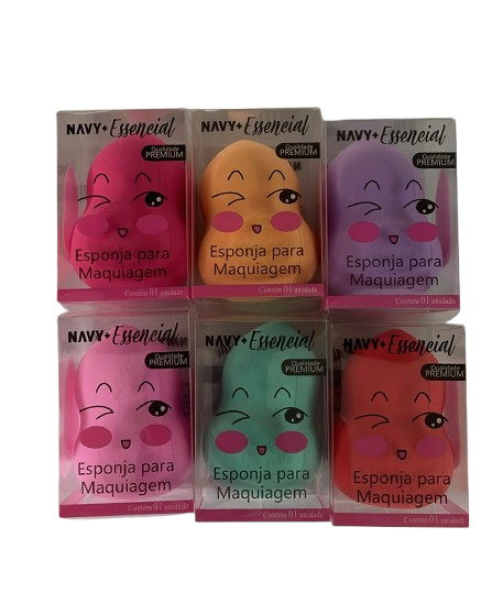 ESPONJA MAQUIAGEM GOTA NAVY 50429