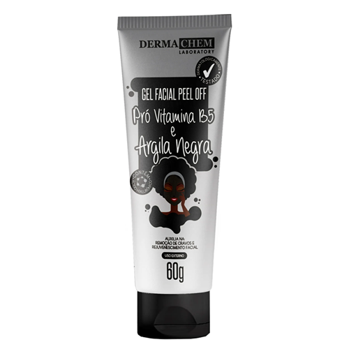 GEL FACIAL PEEL OFF ARGILA NEGRA 60G DERM...