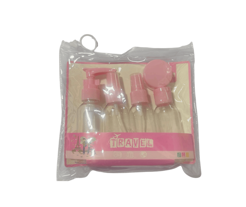 FRASCOS PARA VIAGEM C/ 5 PCS RAINHA CHIC