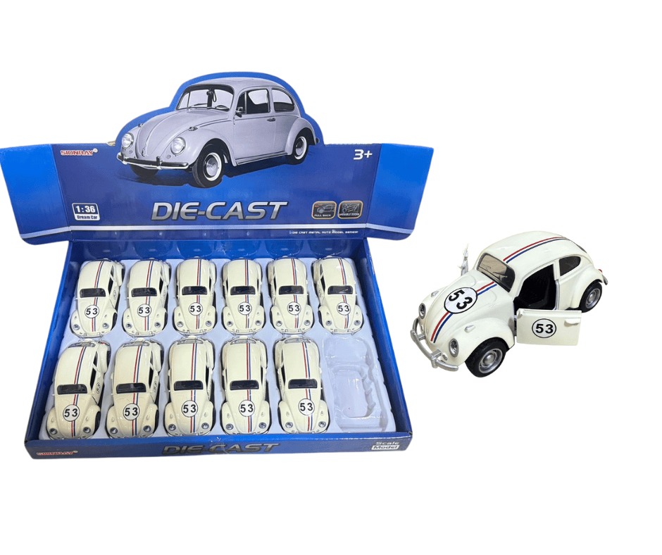 FUSCA METAL DIE CAST XJ-1637-116 DISPLAY ...