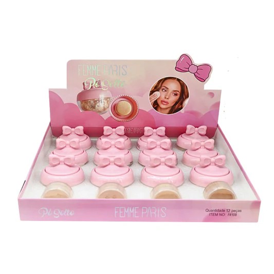 PO SOLTO FACIAL FEMME PARIS C/12 PCS FR108