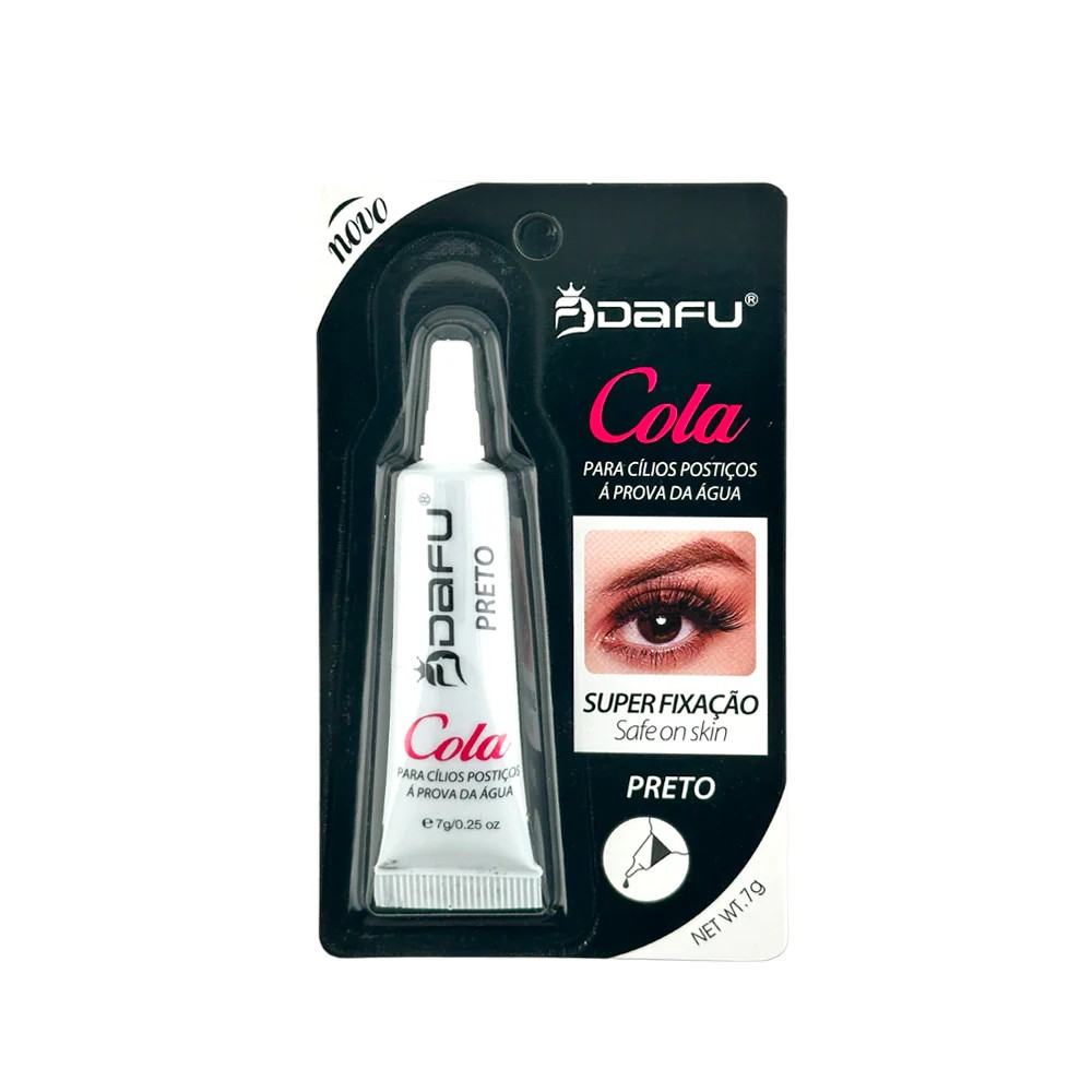 COLA CILIOS DAFU PRETO PROVA D AGUA 7G DF...