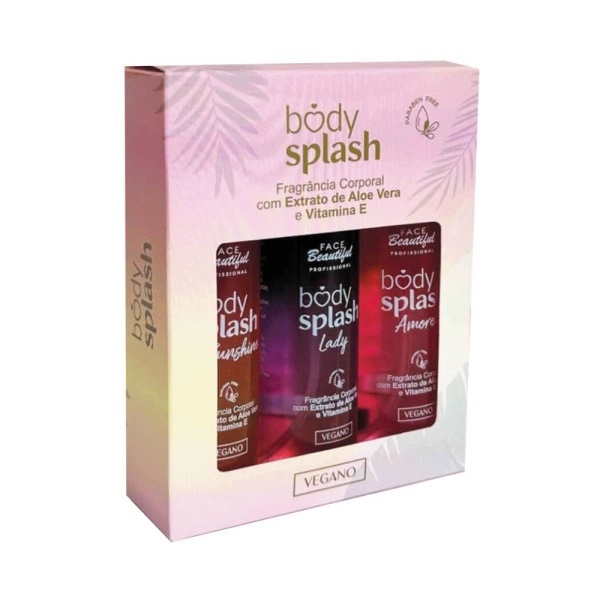 KIT BODY SPLASH FB433 C/3 FACE BEAUTIFUL
