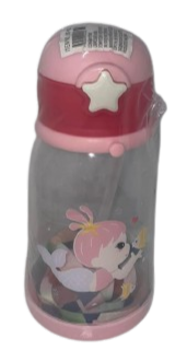 GARRAFA DE PLASTICO KIDS ROSA 600 ML NS-4422