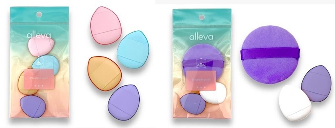 KIT ESPONJA DE MAQUIAGEM ALLEVA POWDER PU...