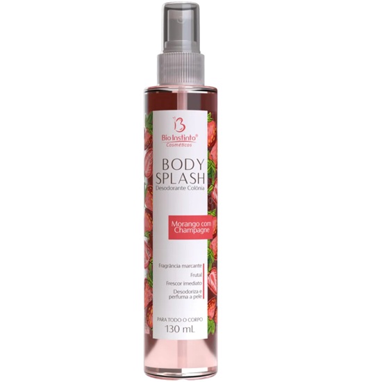 BODY SPLASH BIO INSTINTO MORANGO COM CHAM...