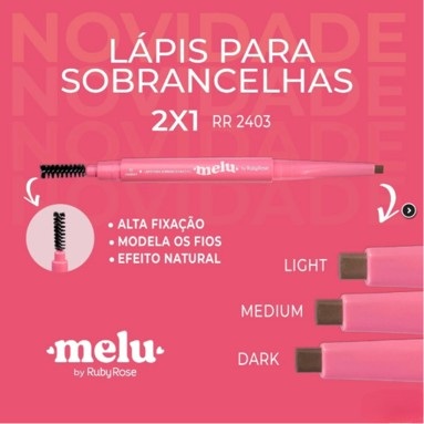 LAPIS DUO PARA SOBRANCELHAS LIGHT RR-2403...