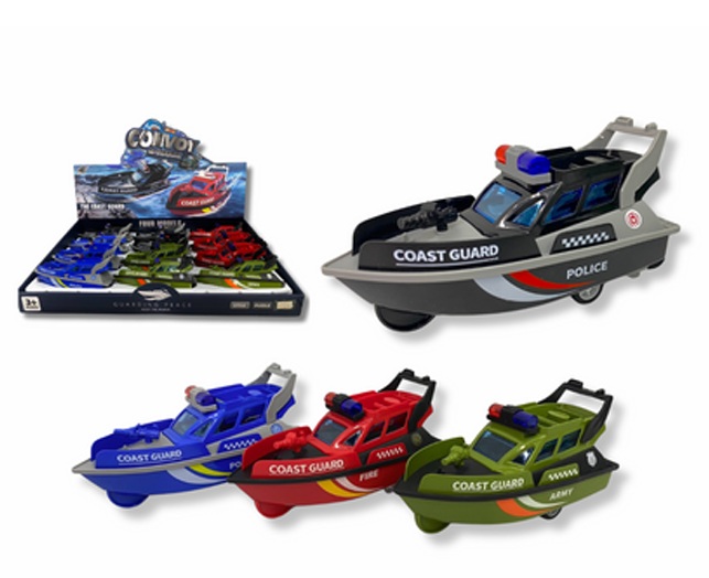 BARCO DE PLASTICO A FRICCAO CONVOY SPEEDB...