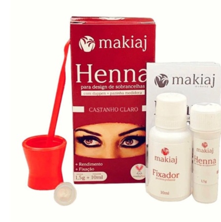 HENNA PROFISSIONAL PARA DESIGN DE SOBRANC...