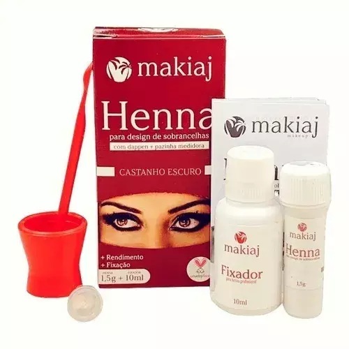 HENNA PROFISSIONAL PARA DESIGN DE SOBRANC...