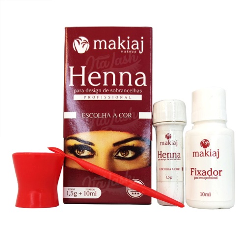 HENNA PROFISSIONAL PARA DESIGN DE SOBRANC...