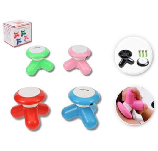 MINI MASSAGEADOR PORTATIL A PILHA OU USB ...