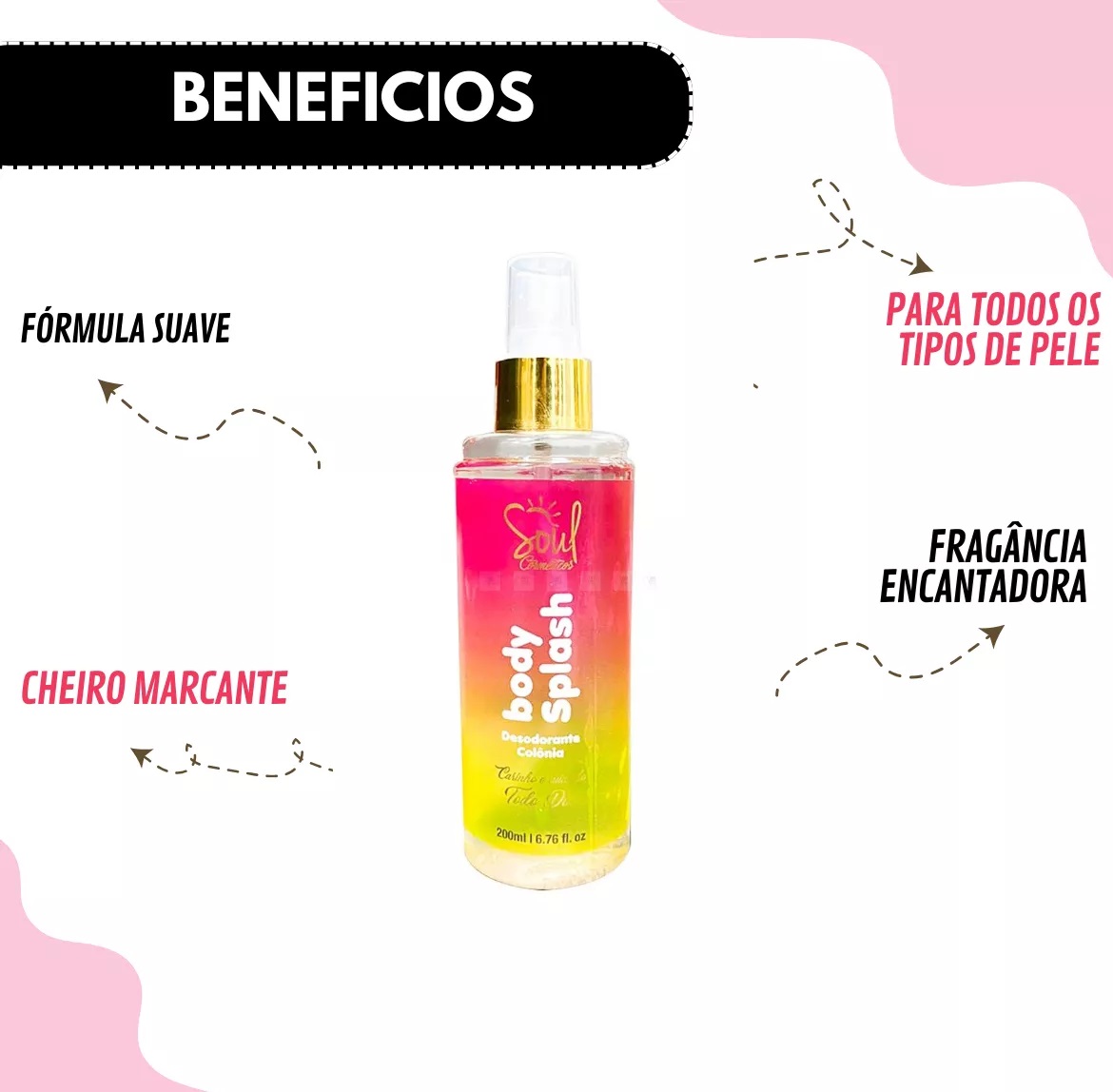 Body Splash Desodorante Colônia 200Ml 1Un...