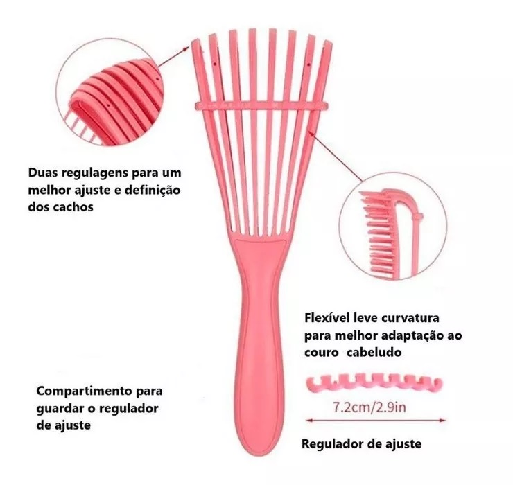 Escova De Cabelo Polvo Cabelo Normal Enca...