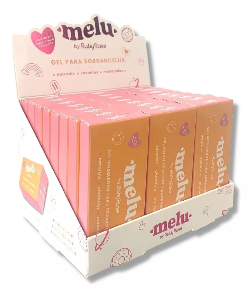 Gel Para Sobrancelha Modelador Melu 1Un -...