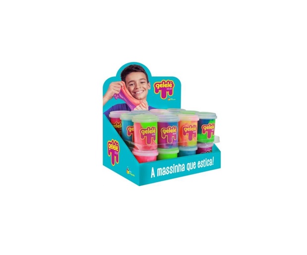 Massinha Divertida Slime Color Pote 153G ...