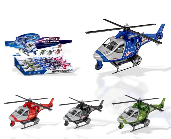 HELICOPTERO DE PLASTICO A FRICCAO MODEL H...