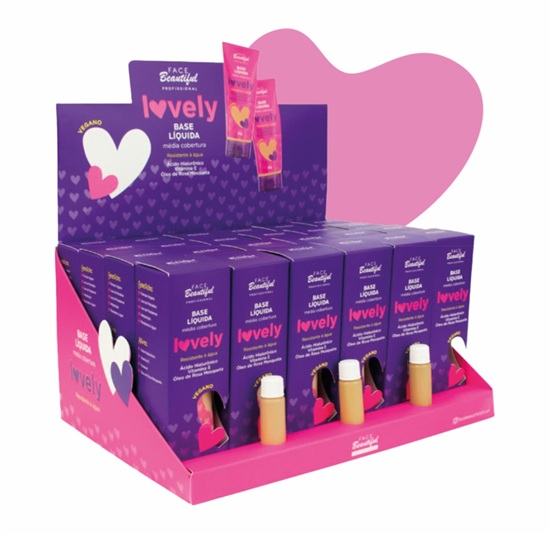 BASE LIQUIDA MEDIA COBERTURA 30ML LOVELY ...