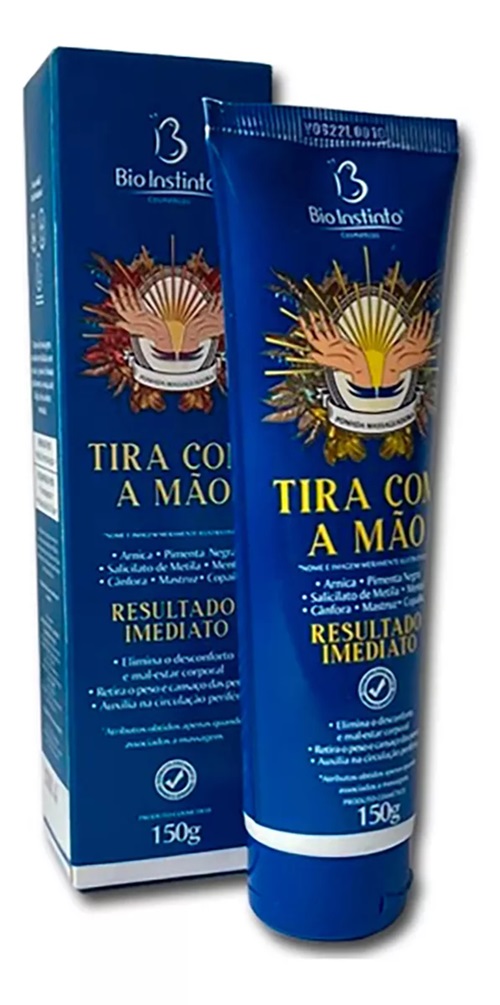 Pomada Massageadora Tira Com A Mão 150gr ...