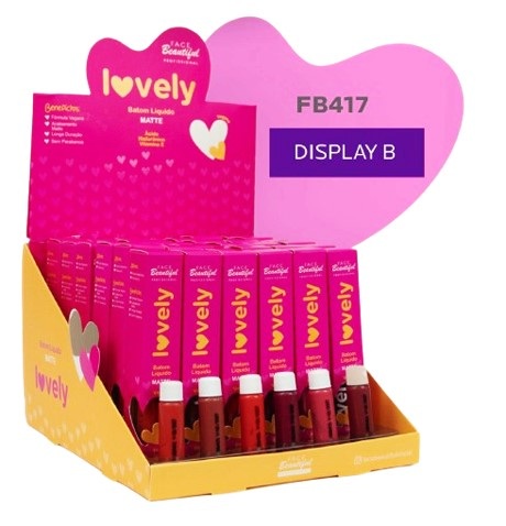 BATOM LIQUIDO MATTE LOVELY FACE BEAUTIFUL...