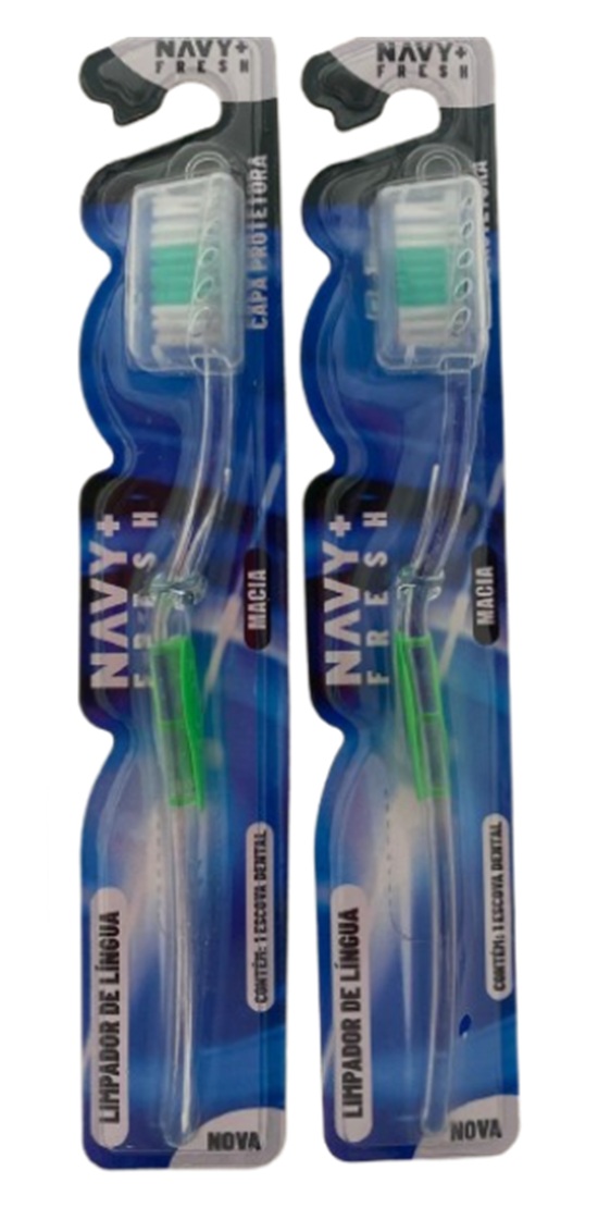 Escova De Dente Macia Com Capa N4012 12Un...