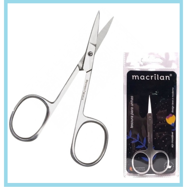 Tesoura Para Unhas Aço Inox KM-04 1 Un – ...
