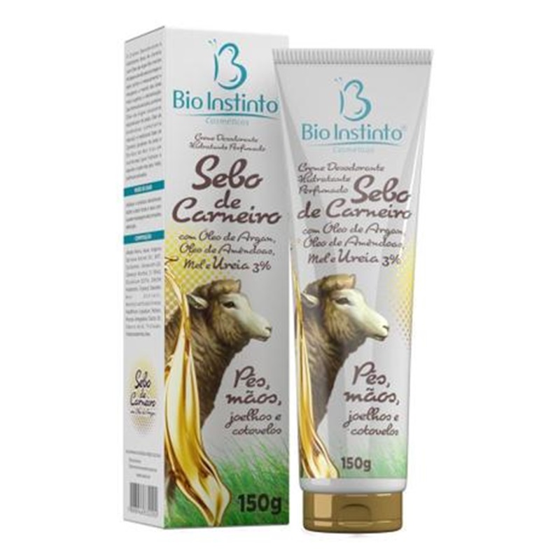 Sebo De Carneiro Óleo De Argan Pés/Mãos 1...