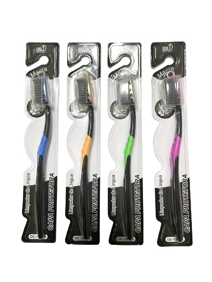 ESCOVA DE DENTE MACIA COM CAPA PROTETORA ...