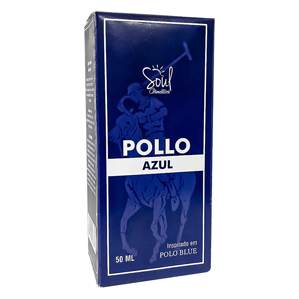 Deo Colônia Masculino Pollo Azul 50Ml 1Un...