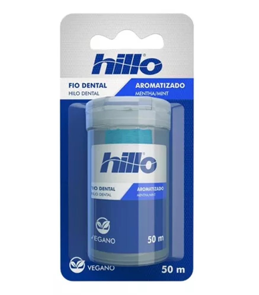 Fio Dental Vegano Aromatizado Menta 50M 1...