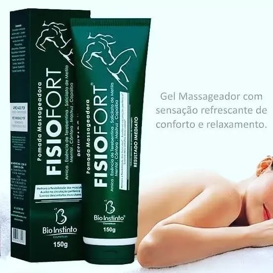 Pomada Massageadora Fisiofort 150Gr 1Un -...