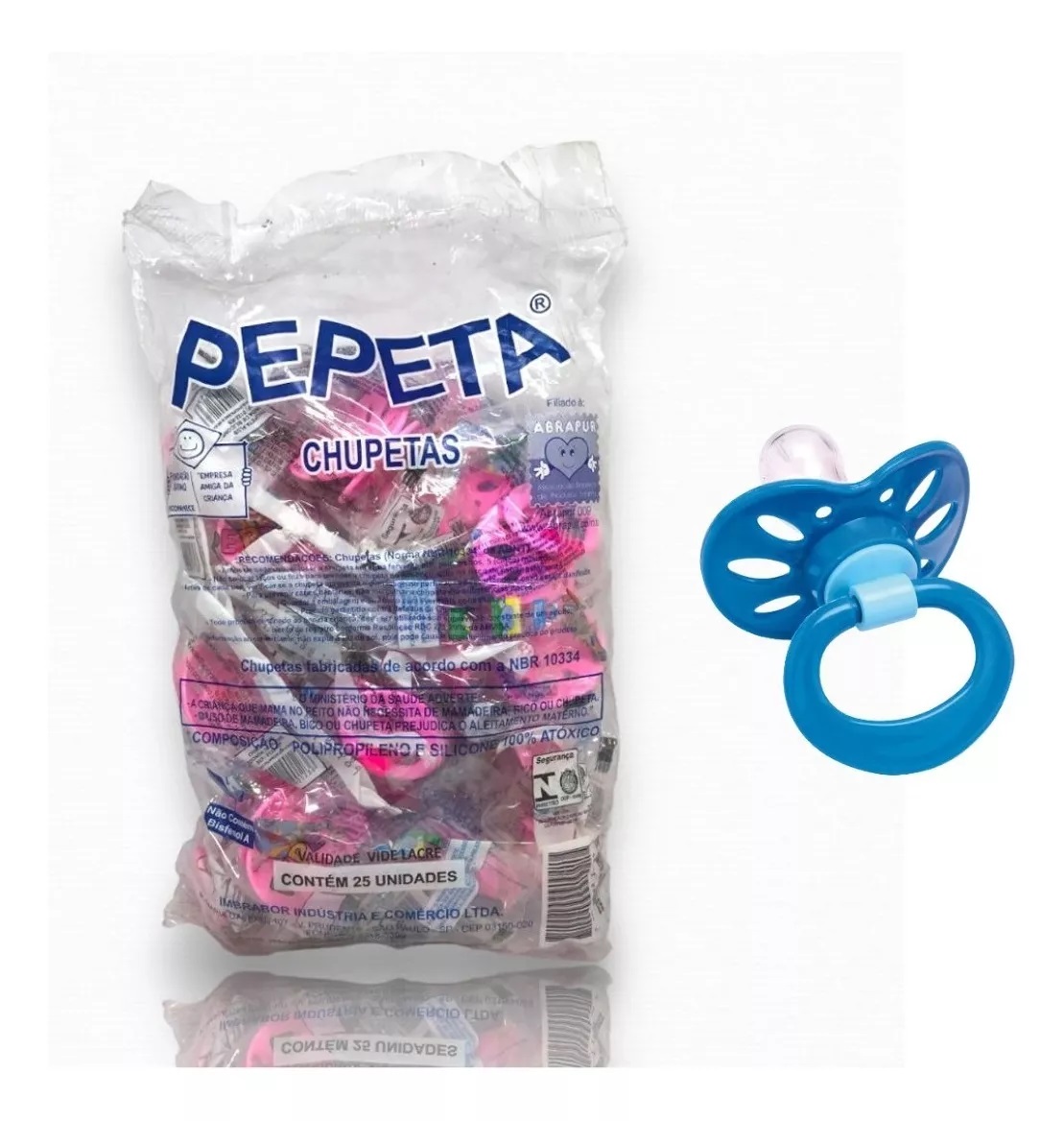 Chupeta Plus Bico Redondo De Silicone Pac...