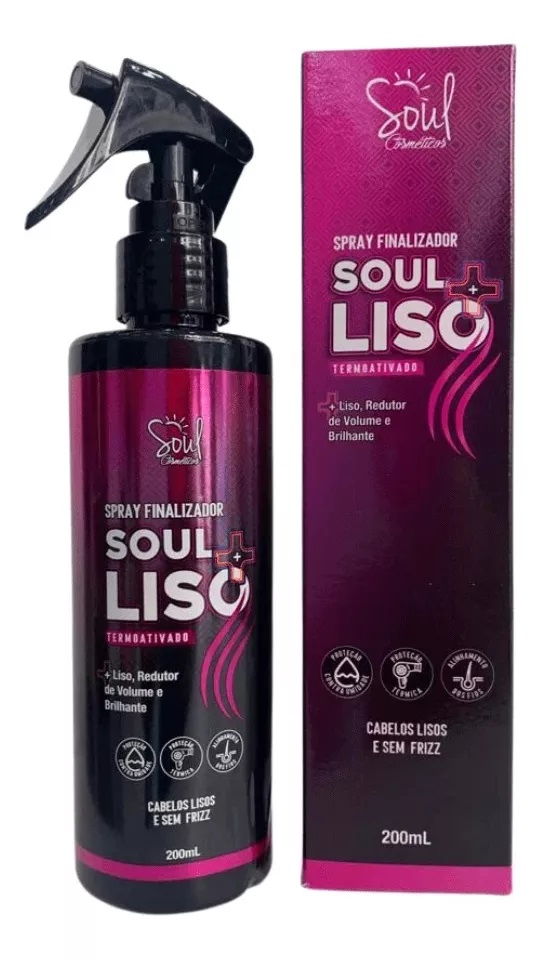 Spray Finalizador Soul+Liso Brilhoso S/ F...