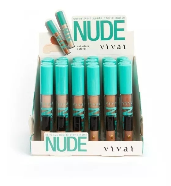 Corretivo Líquido Nude Matte Cobertura Na...