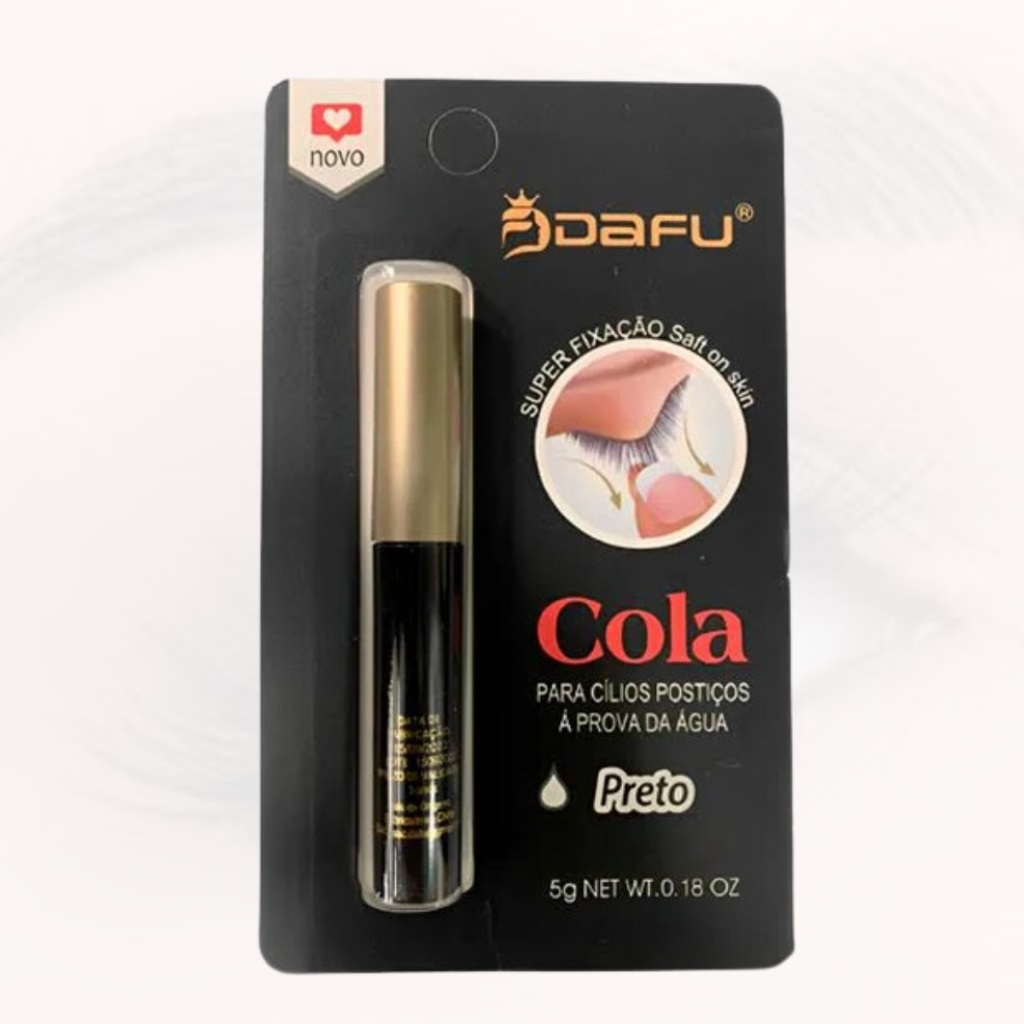 Cola De Cílios Postiços Preto Super Fixaç...