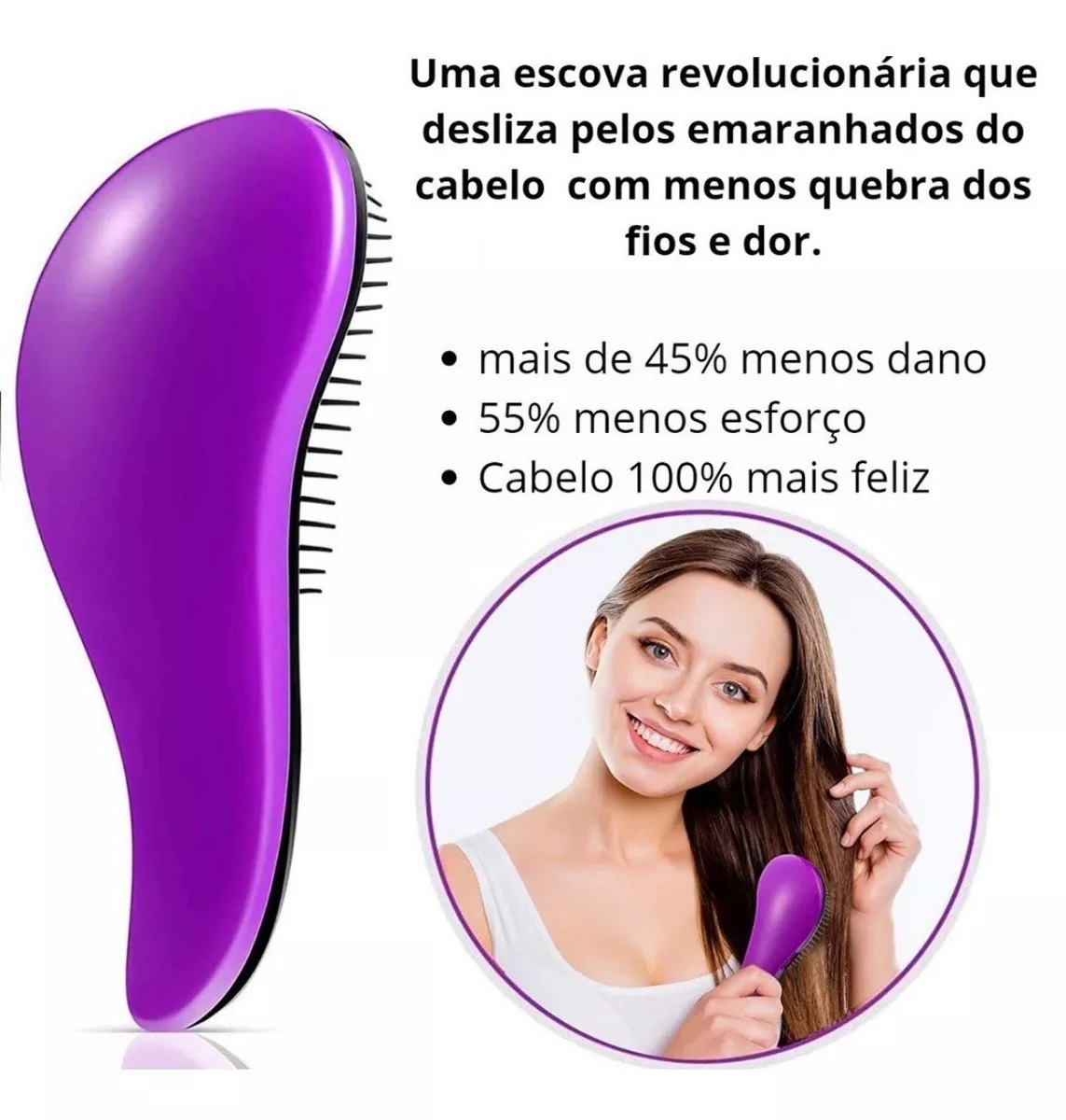Escova Desembaraçante No Saquinho